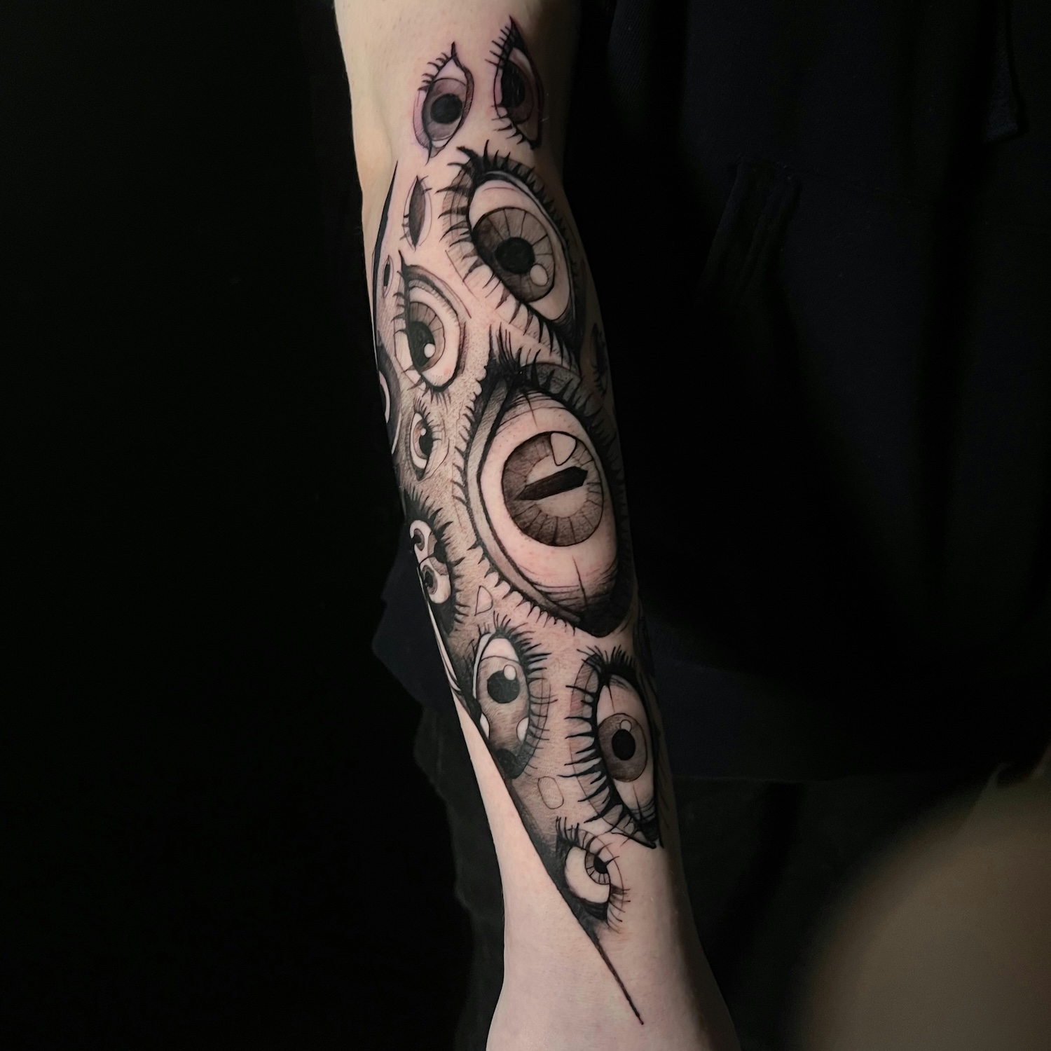 Fire-themed Tattoo Artwork