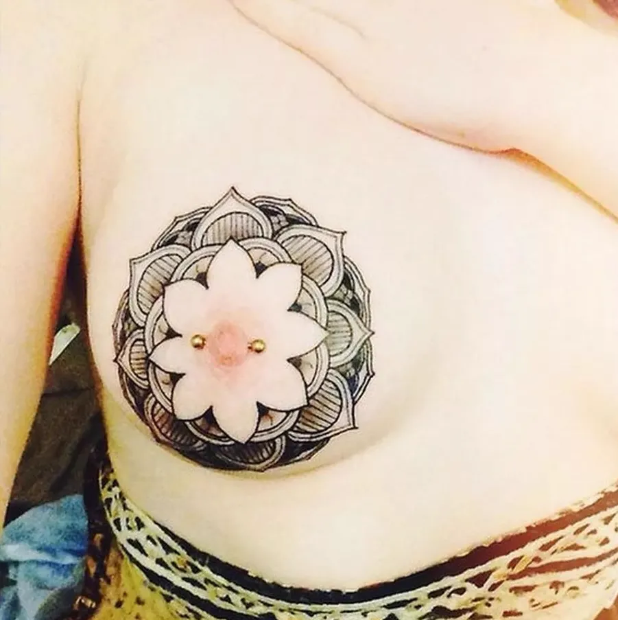 Fire-themed Tattoo Artwork