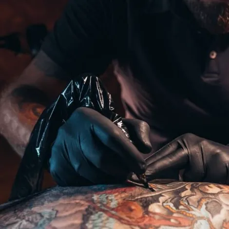 Fire-themed Tattoo Artwork